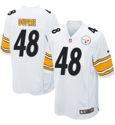 Men's Nike Pittsburgh Steelers #48 Bud Dupree Game White NFL Jersey