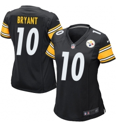 Women's Nike Pittsburgh Steelers #10 Martavis Bryant Game Black Team Color NFL Jersey