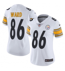 Women's Nike Pittsburgh Steelers #86 Hines Ward White Vapor Untouchable Limited Player NFL Jersey