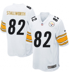 Men's Nike Pittsburgh Steelers #82 John Stallworth Game White NFL Jersey