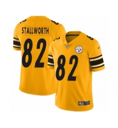 Youth Pittsburgh Steelers #82 John Stallworth Limited Gold Inverted Legend Football Jersey