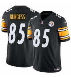 Men's Pittsburgh Steelers #85 Cole Burgess Black 2026 F.U.S.E. Vapor Limited Football Stitched Jersey