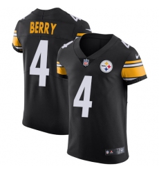 Men's Nike Pittsburgh Steelers #4 Jordan Berry Black Team Color Vapor Untouchable Elite Player NFL Jersey