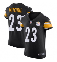 Men's Nike Pittsburgh Steelers #23 Mike Mitchell Black Team Color Vapor Untouchable Elite Player NFL Jersey