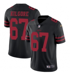 Youth Nike San Francisco 49ers #67 Daniel Kilgore Elite Black NFL Jersey