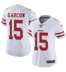 Women's Nike San Francisco 49ers #15 Pierre Garcon Elite White NFL Jersey