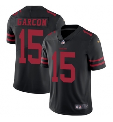 Youth Nike San Francisco 49ers #15 Pierre Garcon Elite Black NFL Jersey