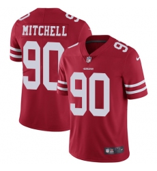 Youth Nike San Francisco 49ers #90 Earl Mitchell Elite Red Team Color NFL Jersey