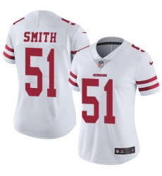 Women's Nike San Francisco 49ers #51 Malcolm Smith Elite White NFL Jersey