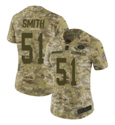 Women's Nike San Francisco 49ers #51 Malcolm Smith Limited Camo 2018 Salute to Service NFL Jersey
