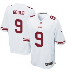 Men's Nike San Francisco 49ers #9 Robbie Gould Game White NFL Jersey
