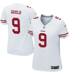 Women's Nike San Francisco 49ers #9 Robbie Gould Game White NFL Jersey