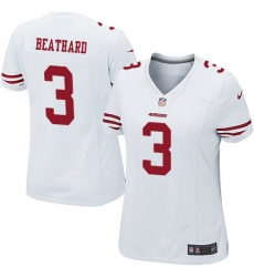 Women's Nike San Francisco 49ers #3 C. J. Beathard Game White NFL Jersey