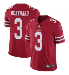 Youth Nike San Francisco 49ers #3 C. J. Beathard Elite Red Team Color NFL Jersey