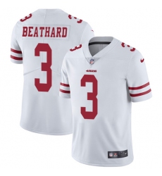 Youth Nike San Francisco 49ers #3 C. J. Beathard Elite White NFL Jersey
