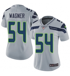 Women's Nike Seattle Seahawks #54 Bobby Wagner Elite Grey Alternate NFL Jersey