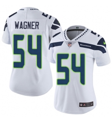Women's Nike Seattle Seahawks #54 Bobby Wagner Elite White NFL Jersey