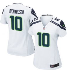 Women's Nike Seattle Seahawks #10 Paul Richardson Game White NFL Jersey