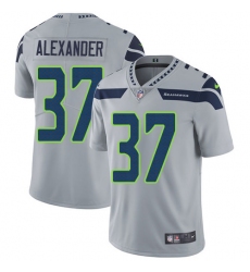 Youth Nike Seattle Seahawks #37 Shaun Alexander Elite Grey Alternate NFL Jersey