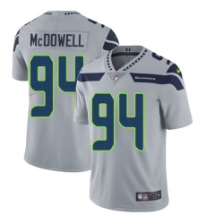 Youth Nike Seattle Seahawks #94 Malik McDowell Elite Grey Alternate NFL Jersey