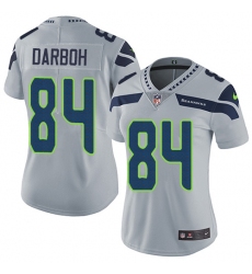 Women's Nike Seattle Seahawks #84 Amara Darboh Elite Grey Alternate NFL Jersey