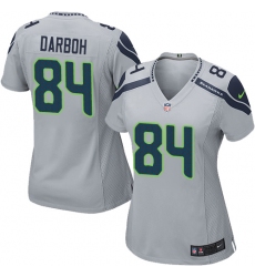 Women's Nike Seattle Seahawks #84 Amara Darboh Game Grey Alternate NFL Jersey
