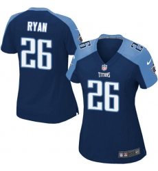 Women's Nike Tennessee Titans #26 Logan Ryan Game Navy Blue Alternate NFL Jersey