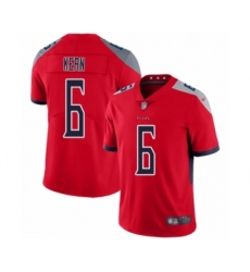 Youth Tennessee Titans #6 Brett Kern Limited Red Inverted Legend Football Jersey