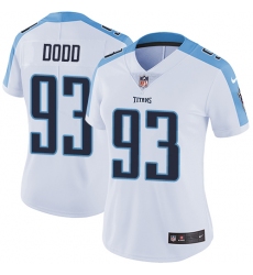 Women's Nike Tennessee Titans #93 Kevin Dodd Elite White NFL Jersey