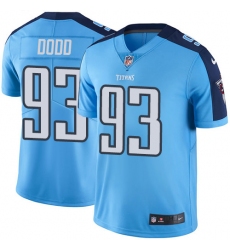 Youth Nike Tennessee Titans #93 Kevin Dodd Elite Light Blue Team Color NFL Jersey