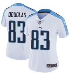 Women's Nike Tennessee Titans #83 Harry Douglas Elite White NFL Jersey