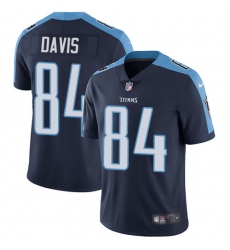 Men's Nike Tennessee Titans #84 Corey Davis Navy Blue Alternate Vapor Untouchable Limited Player NFL Jersey