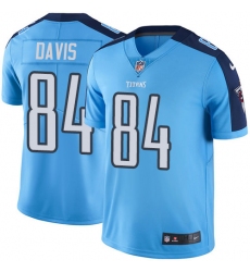 Youth Nike Tennessee Titans #84 Corey Davis Light Blue Team Color Vapor Untouchable Limited Player NFL Jersey