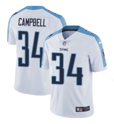 Youth Nike Tennessee Titans #34 Earl Campbell Elite White NFL Jersey