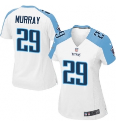 Women's Nike Tennessee Titans #29 DeMarco Murray Game White NFL Jersey