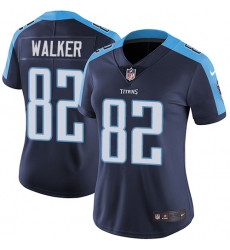 Women's Nike Tennessee Titans #82 Delanie Walker Elite Navy Blue Alternate NFL Jersey