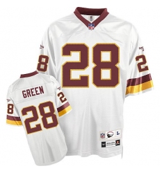Reebok Washington Redskins #28 Darrell Green White Premier EQT Throwback NFL Jersey