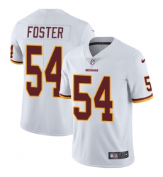 Youth Nike Washington Redskins #54 Mason Foster Elite White NFL Jersey