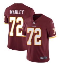 Youth Nike Washington Redskins #72 Dexter Manley Elite Burgundy Red Team Color NFL Jersey