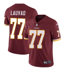 Men's Nike Washington Redskins #77 Shawn Lauvao Burgundy Red Team Color Vapor Untouchable Limited Player NFL Jersey