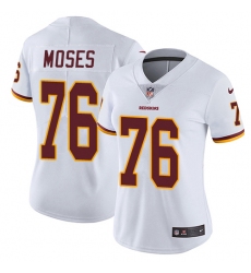 Women's Nike Washington Redskins #76 Morgan Moses White Vapor Untouchable Limited Player NFL Jersey