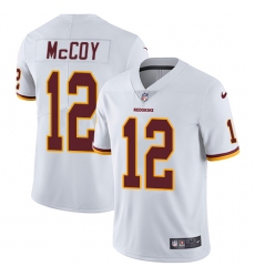 Youth Nike Washington Redskins #12 Colt McCoy Elite White NFL Jersey