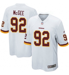 Men's Nike Washington Redskins #92 Stacy McGee Game White NFL Jersey