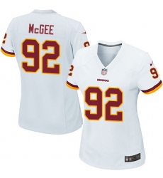 Women's Nike Washington Redskins #92 Stacy McGee Game White NFL Jersey