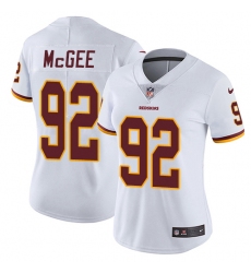 Women's Nike Washington Redskins #92 Stacy McGee White Vapor Untouchable Limited Player NFL Jersey