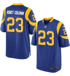 Men's Nike Los Angeles Rams #23 Nickell Robey-Coleman Game Royal Blue Alternate NFL Jersey