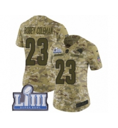 Women's Nike Los Angeles Rams #23 Nickell Robey-Coleman Limited Camo 2018 Salute to Service Super Bowl LIII Bound NFL Jersey