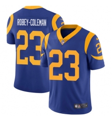 Youth Nike Los Angeles Rams #23 Nickell Robey-Coleman Royal Blue Alternate Vapor Untouchable Limited Player NFL Jersey