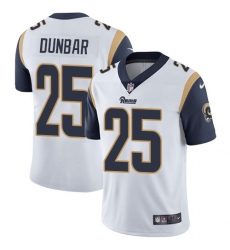 Youth Nike Los Angeles Rams #25 Lance Dunbar White Vapor Untouchable Limited Player NFL Jersey