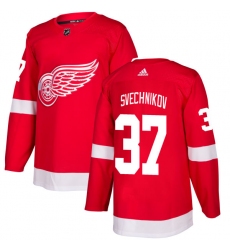 Youth Adidas Detroit Red Wings #37 Evgeny Svechnikov Premier Red Home NHL Jersey